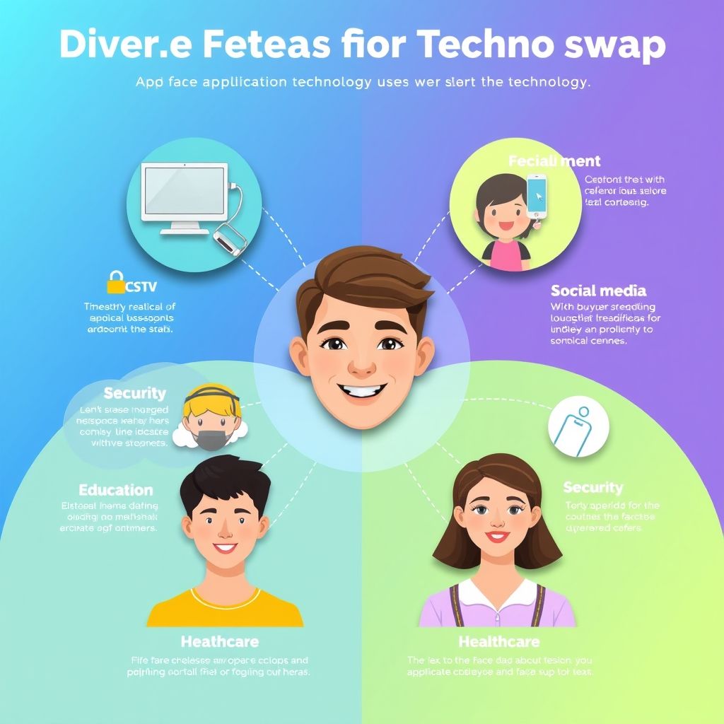 Applications of face swap technology