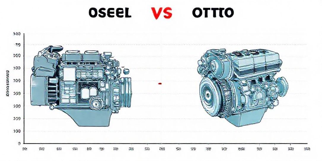 Wirkungsgrad Vergleich Diesel Motor vs Otto Motor