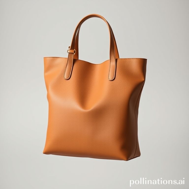 Tote bag wanita warna tan