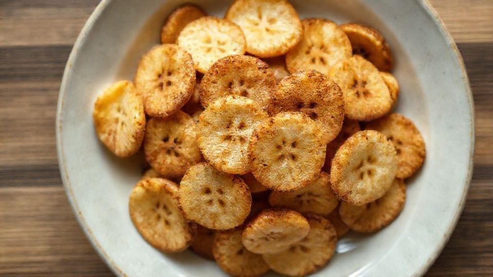 시나몬 바나나 칩 오븐 굽기 대표 이미지