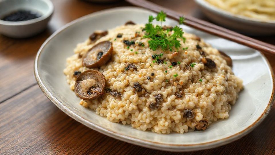 버섯 리소토 비건 대표 이미지