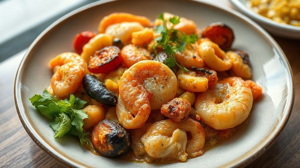 간단한 해산물 빠에야 대표 이미지