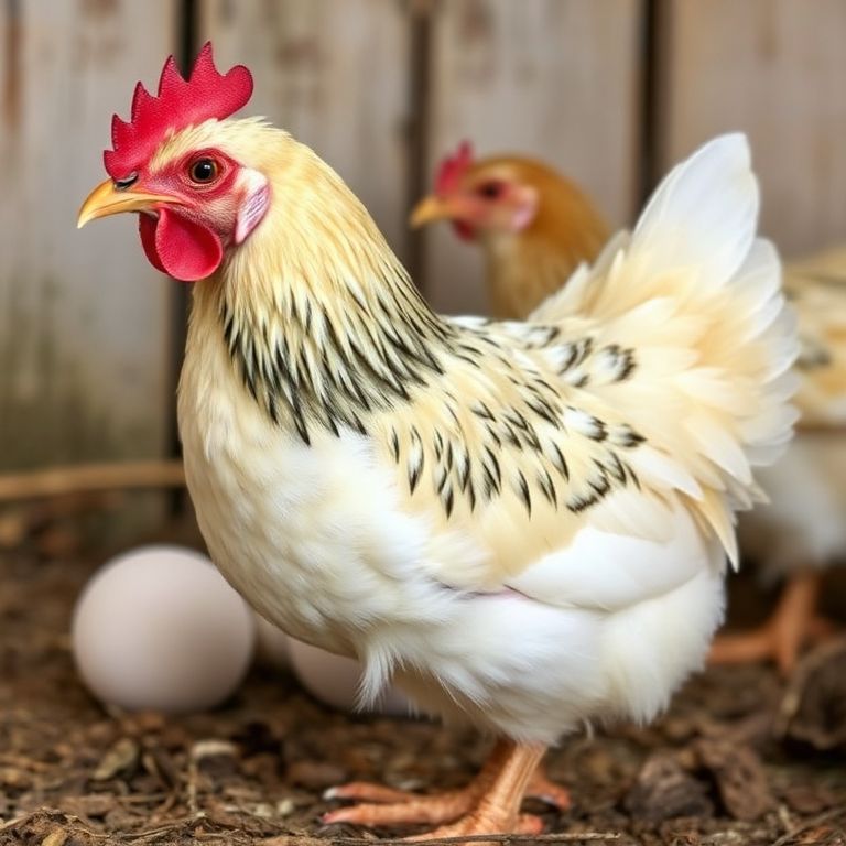 Age at laying in bantam chickens