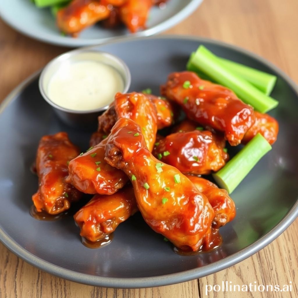 Spicy Honey Glazed Chicken Wings