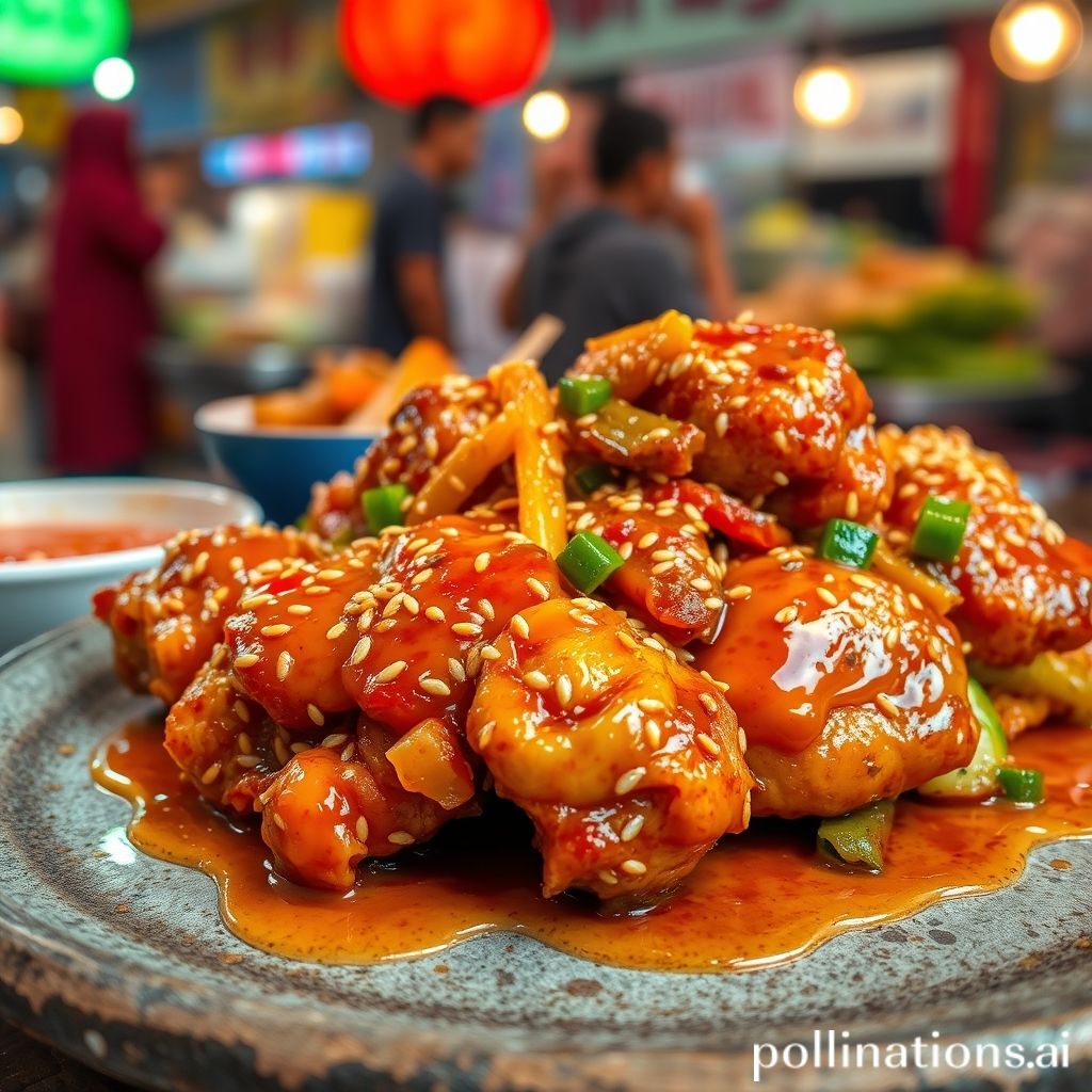 Sticky Sesame Chicken