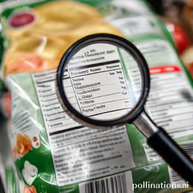 Detailed food label compliance check