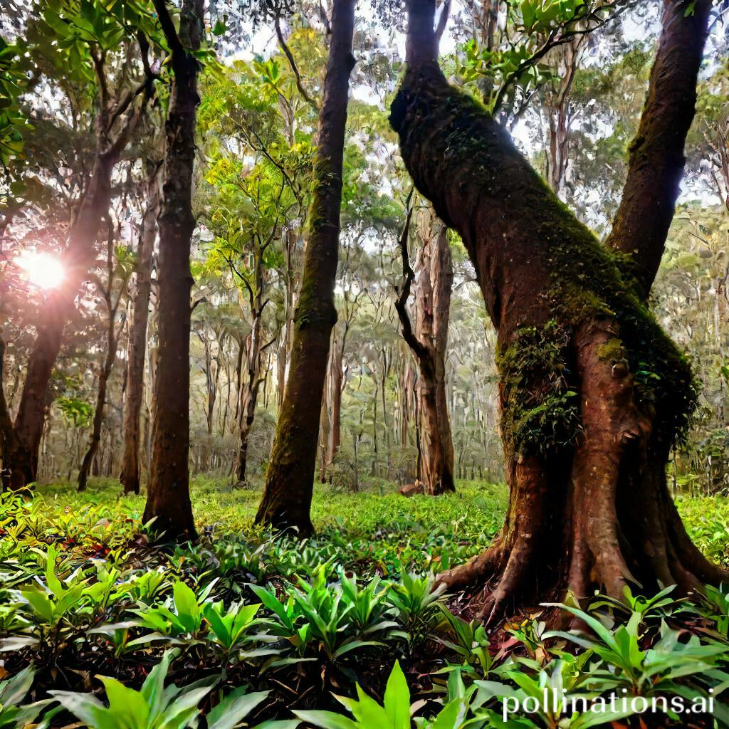 habitat importance for wild tea tree growth