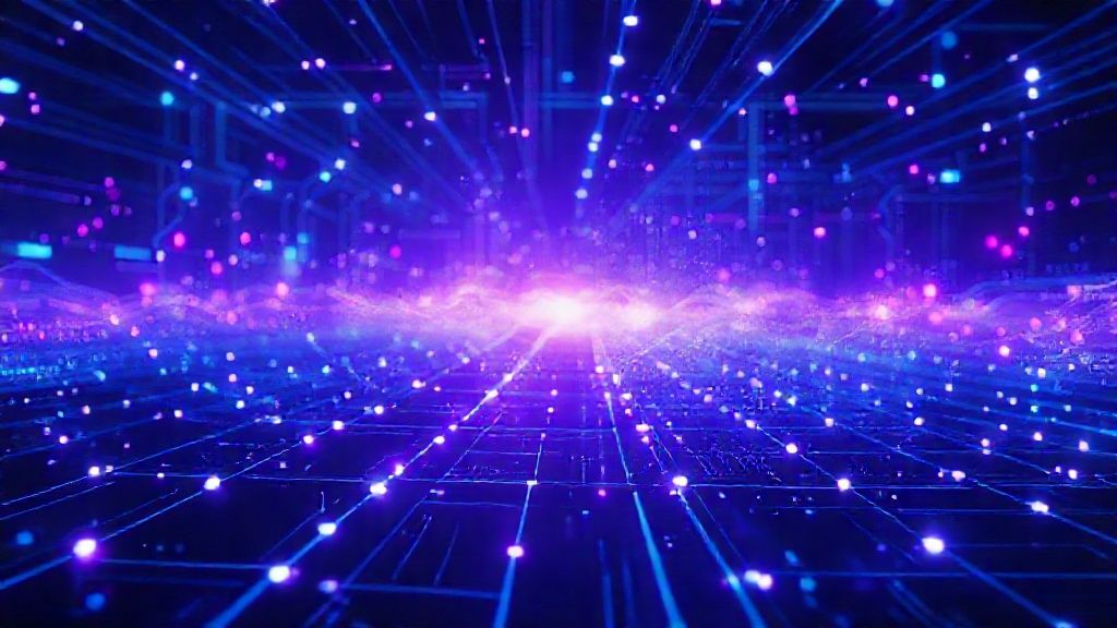 Futuristic digital network background