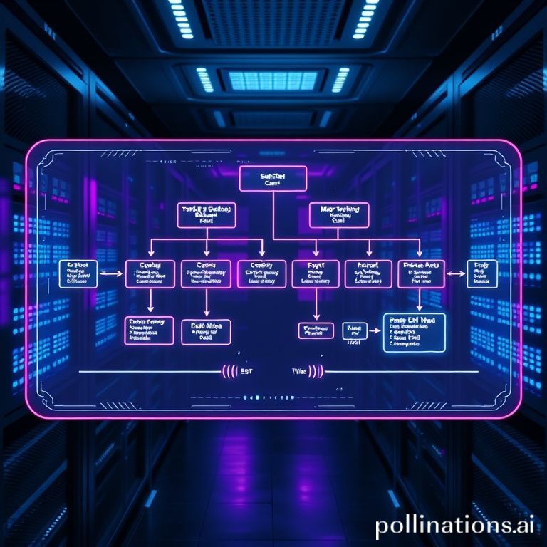 A futuristic flowchart visualizing how community input filters and ranks potential AI solutions.