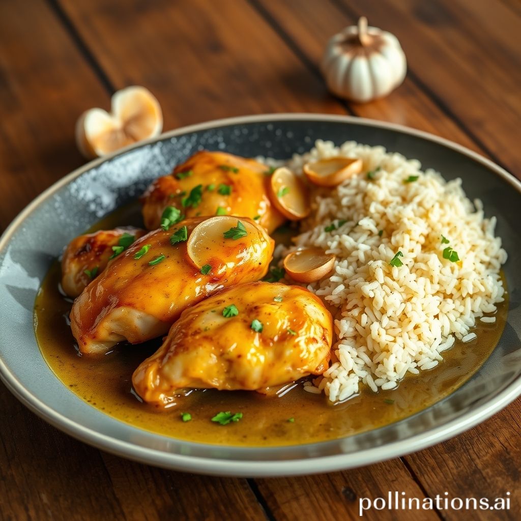 Garlic Butter Chicken and Rice