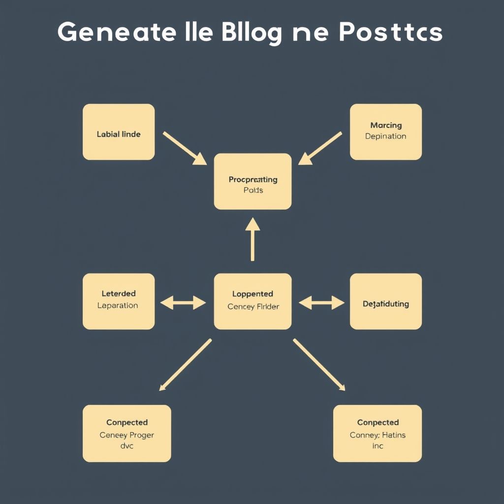 Step-by-step workflow using Generate blog posts with AI