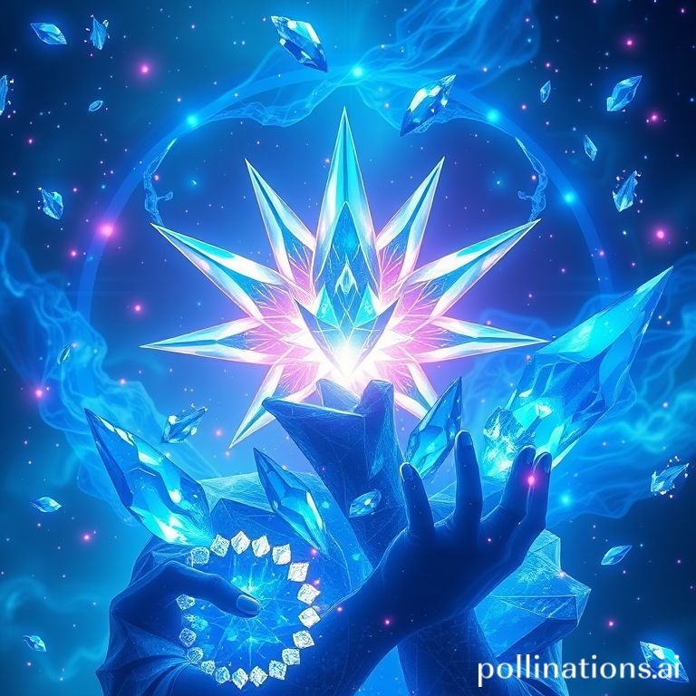 Genshin crystals neon