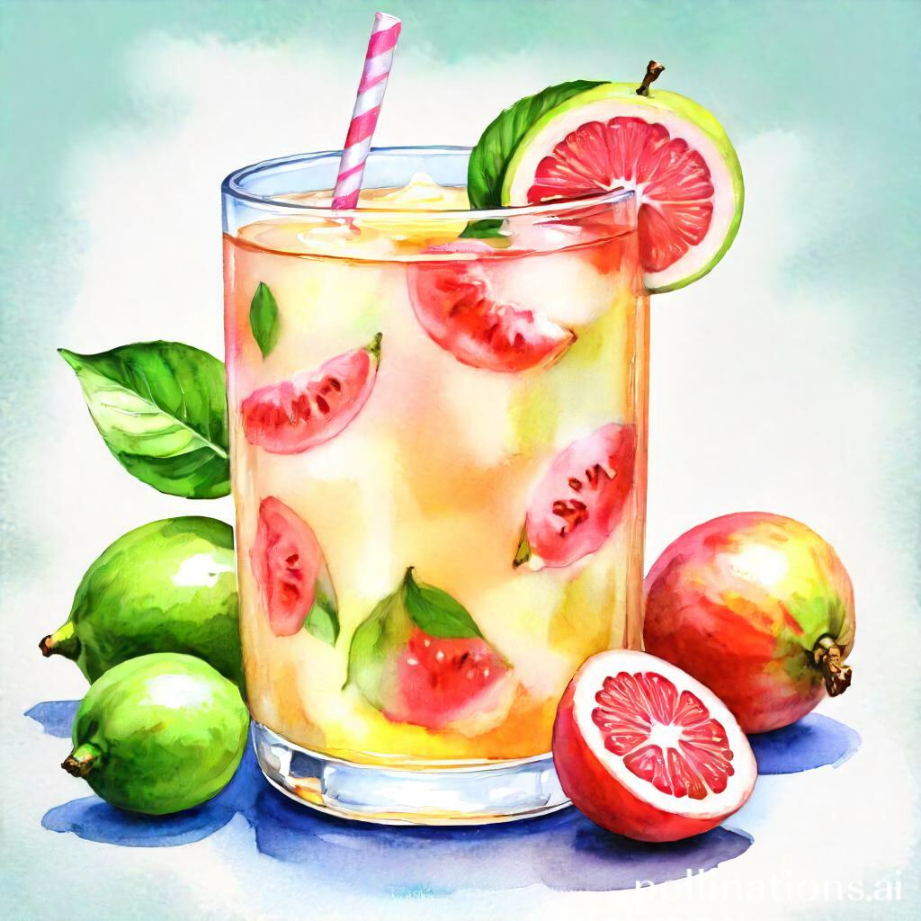 guava white tea lemonade
