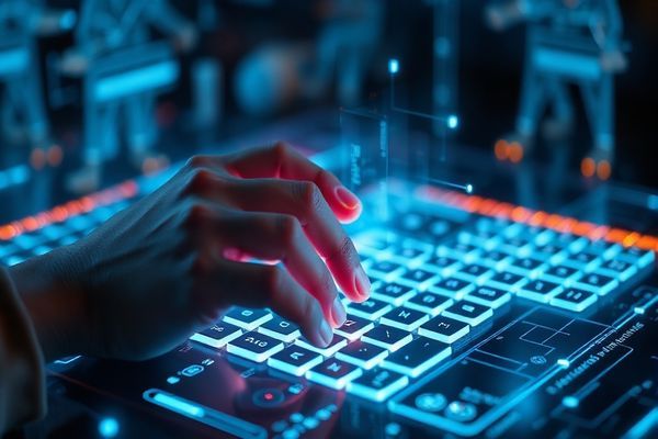 Hand pasting text into a digital interface