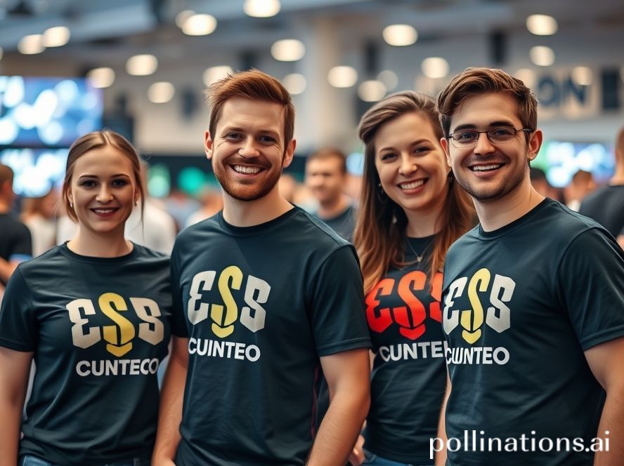 Pelanggan senang memakai kaos custom di event