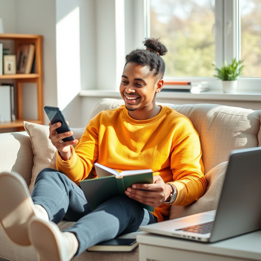 Happy person understanding can i listen to audible on multiple devices