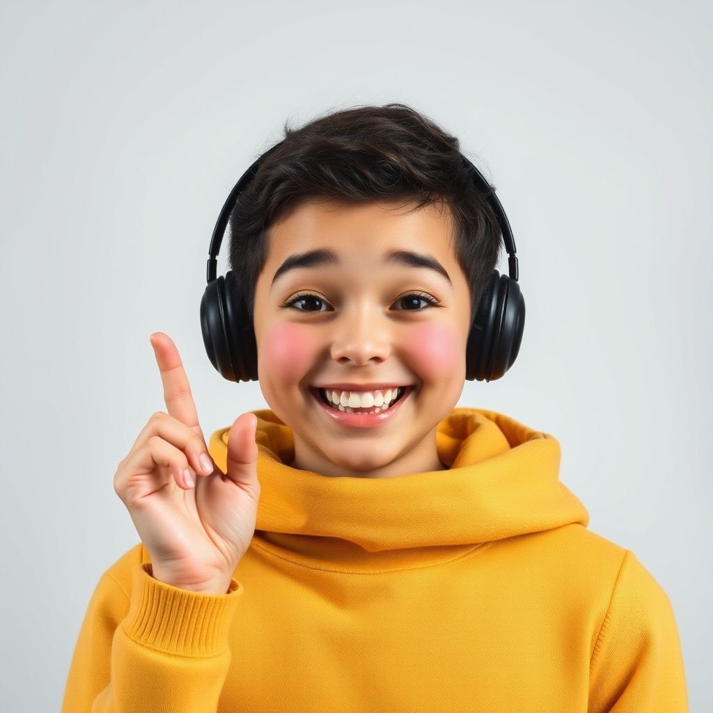 Happy person understanding Can I use AI to create educational faceless videos