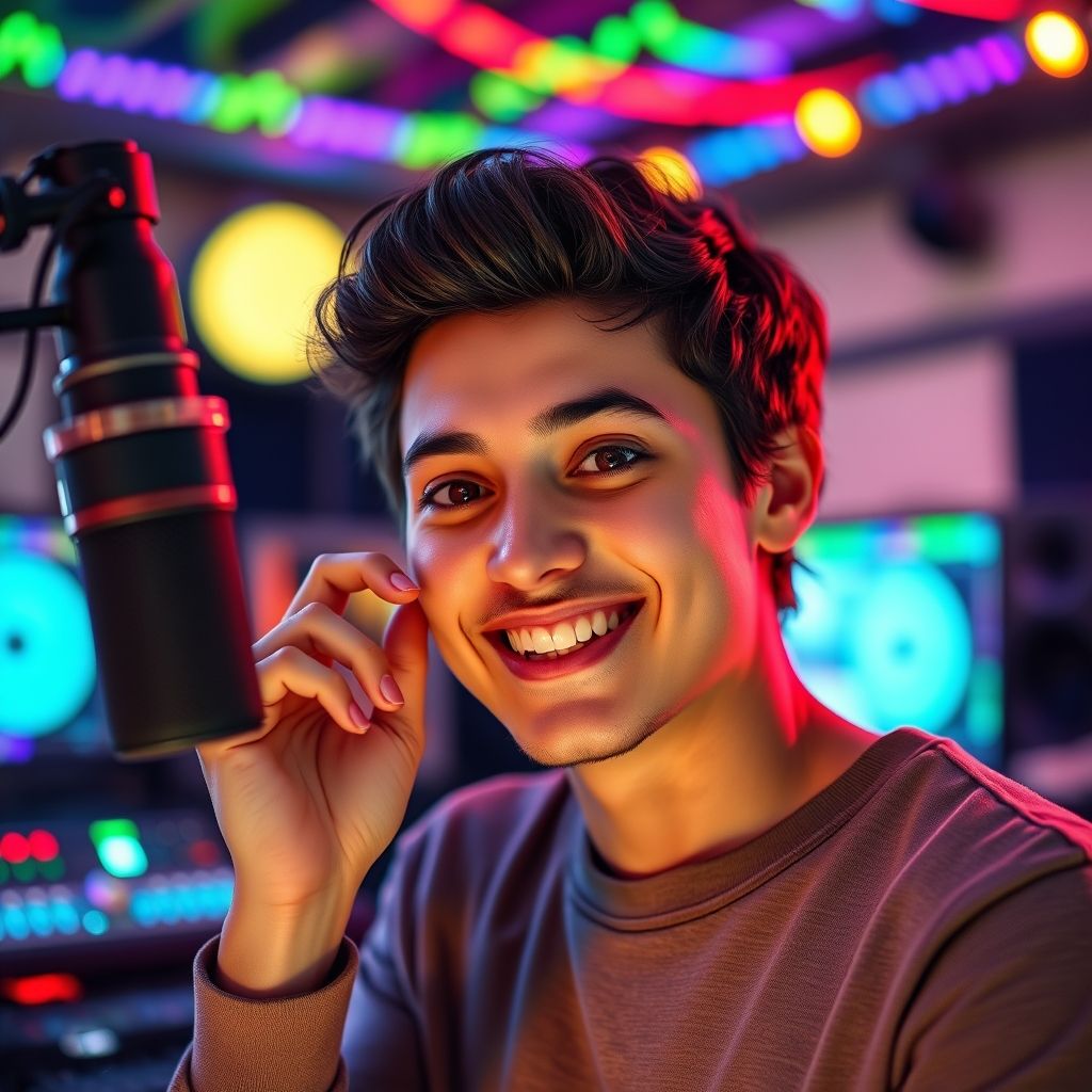Happy person understanding Can Replica Studios replace VocalClone AI for game voiceovers