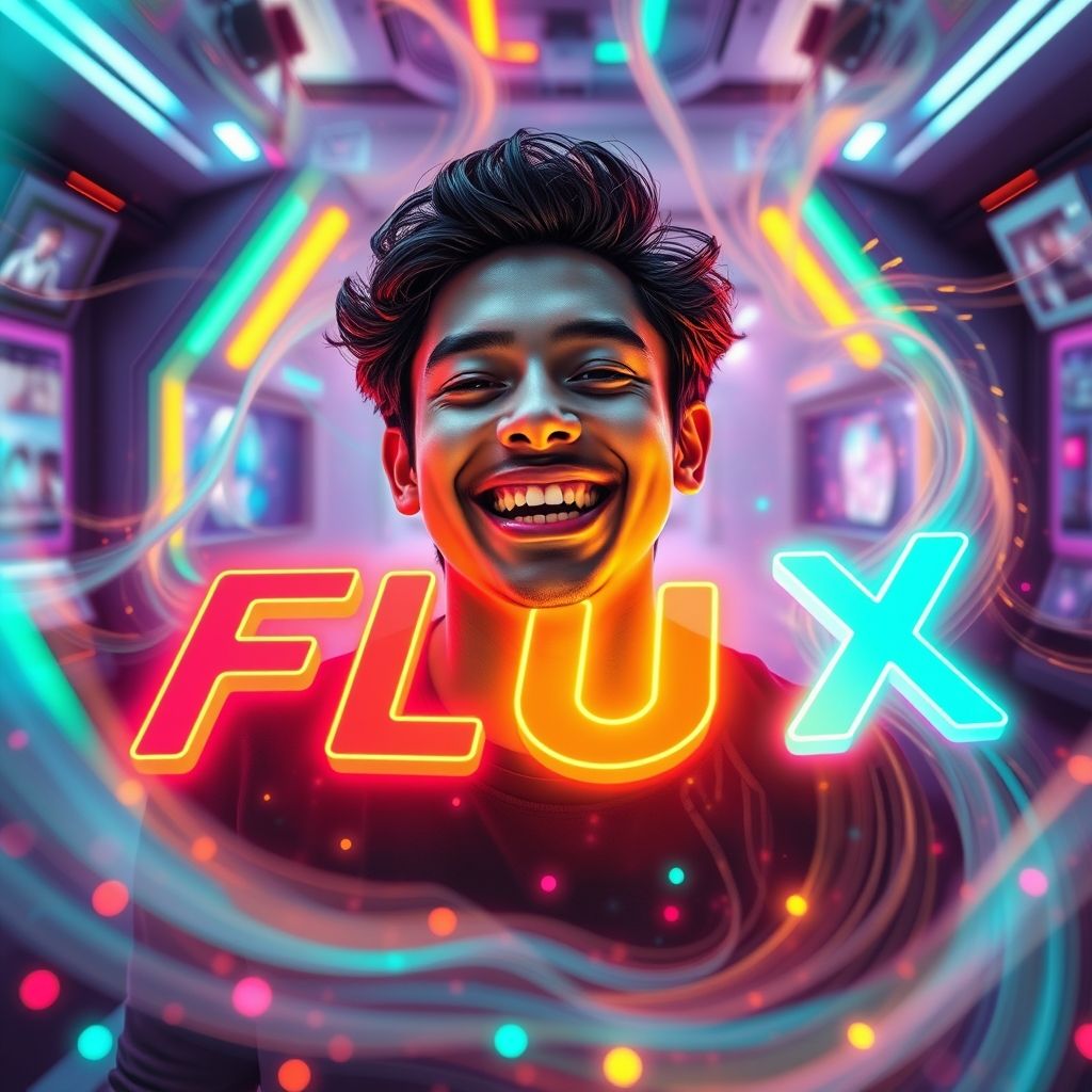 Creator using Flux AI video tools