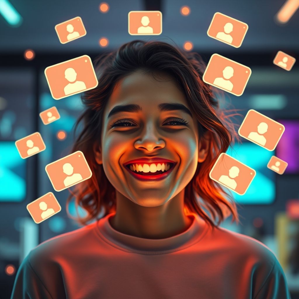 Happy person understanding How do faceless videos impact content creators