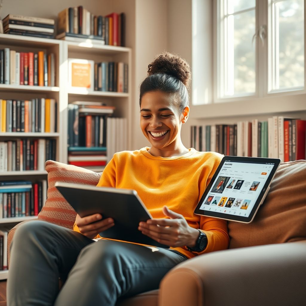Happy person understanding how do i manage my audible library