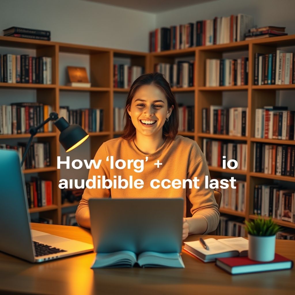 Happy person understanding how long do audible credits last