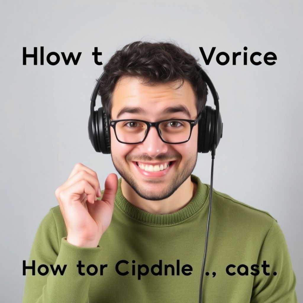 Happy person understanding How to clone voice for audiobook