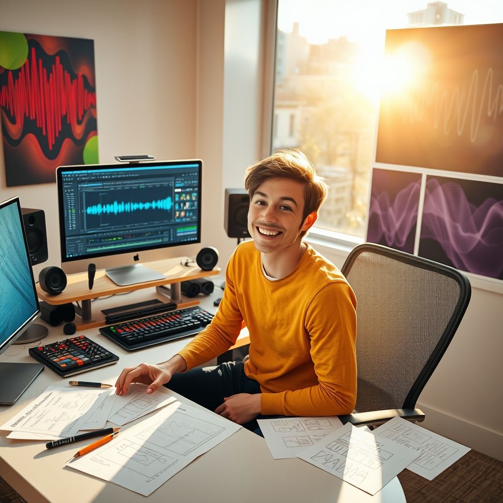 Happy person understanding How to create a vocal clone