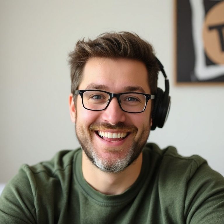 Happy person understanding how to customize narration speed and voice tone in audible