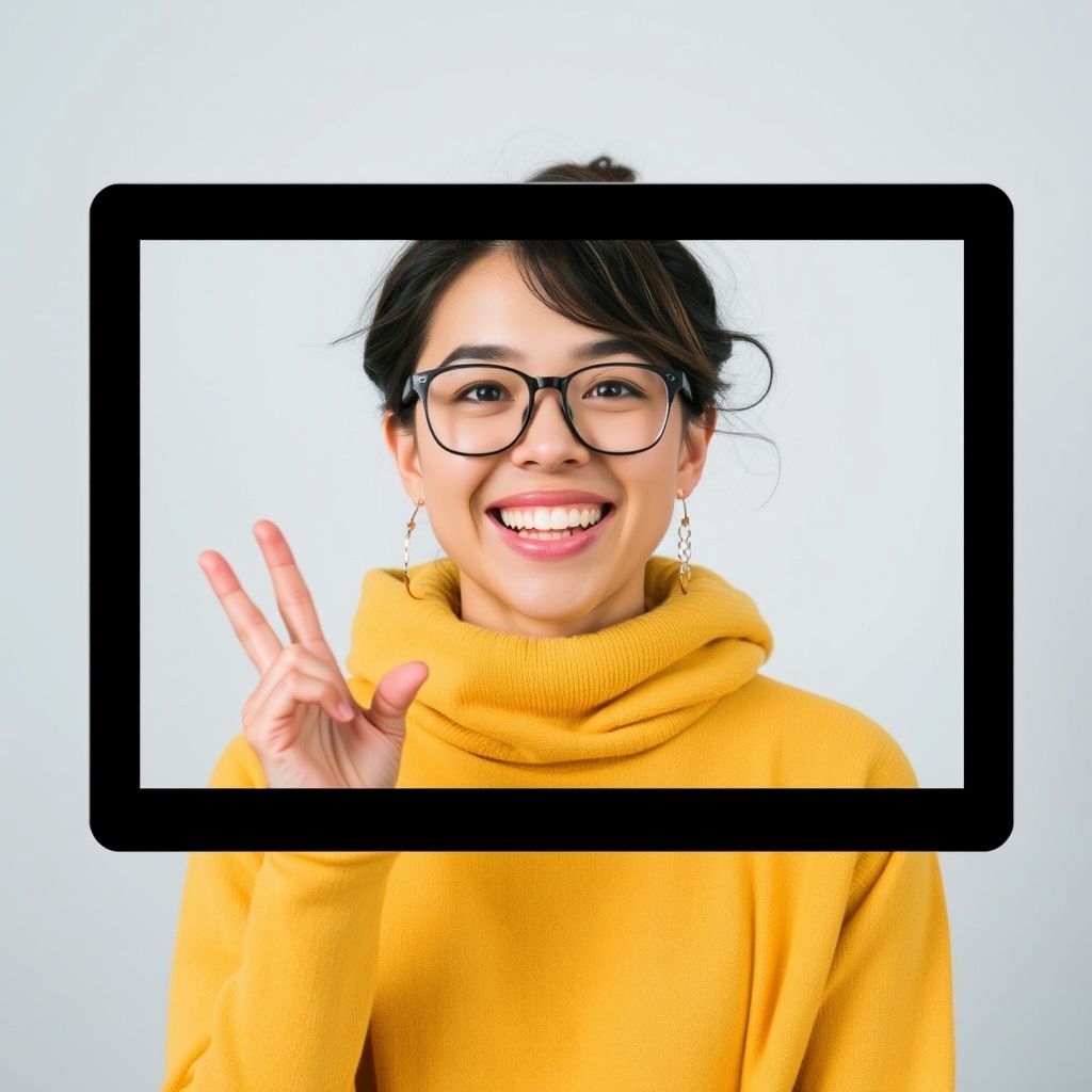 Happy person understanding How to script a faceless video