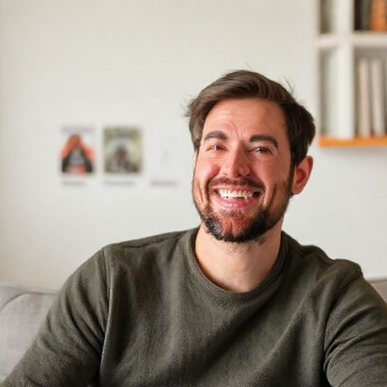 Happy person understanding how to set up personalized audiobook recommendations in audible