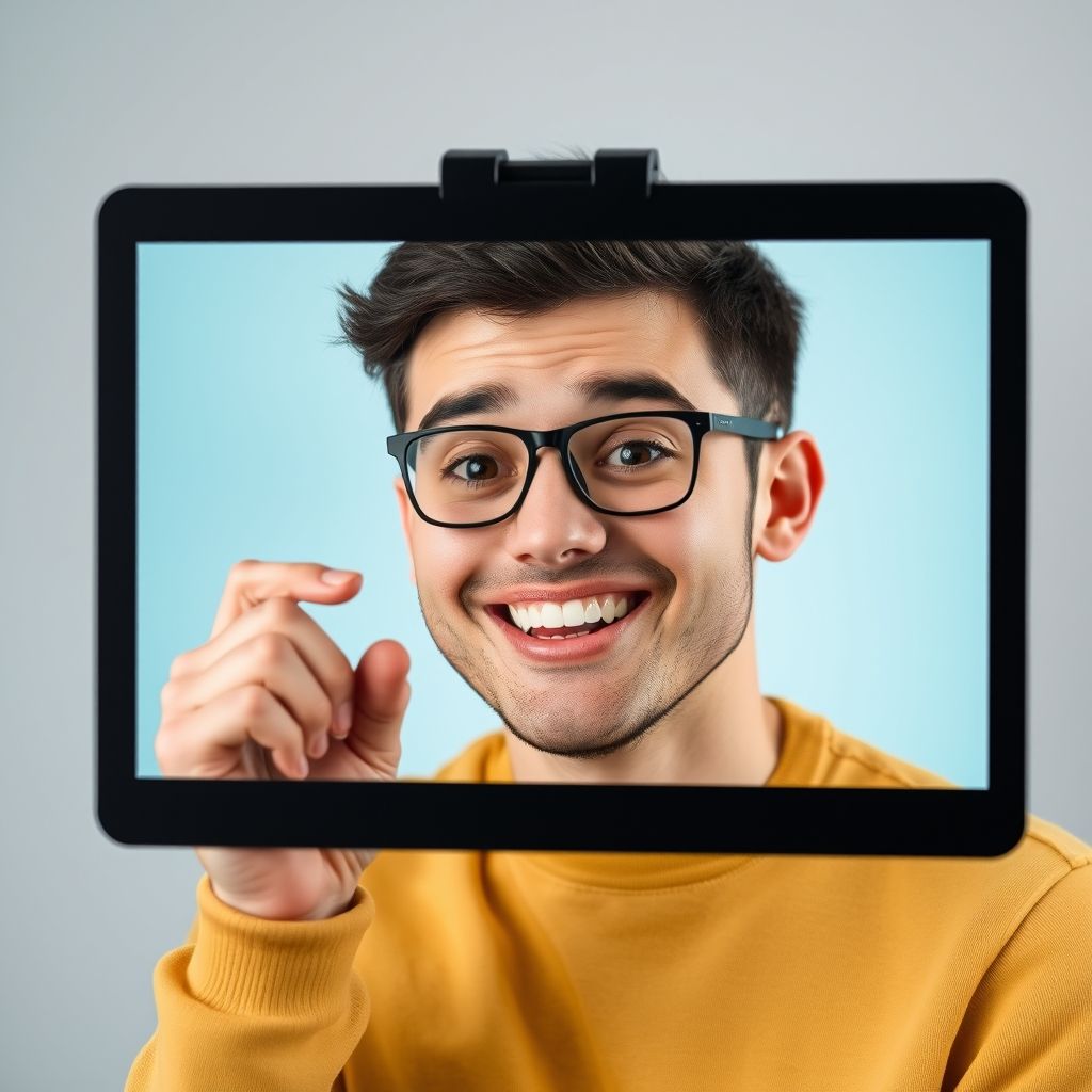 Happy person understanding proclip ai for amazon product videos