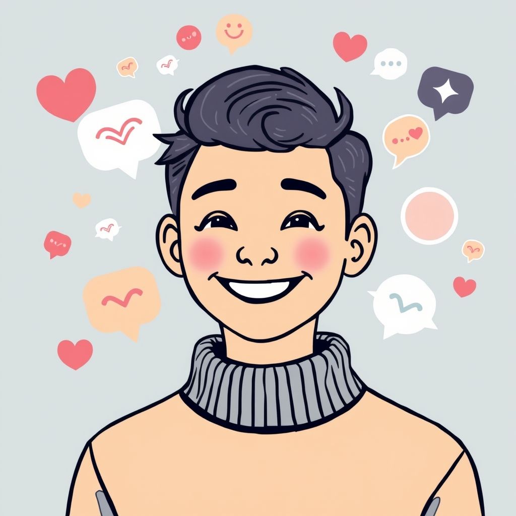 Happy person understanding SaaS voice clone platform