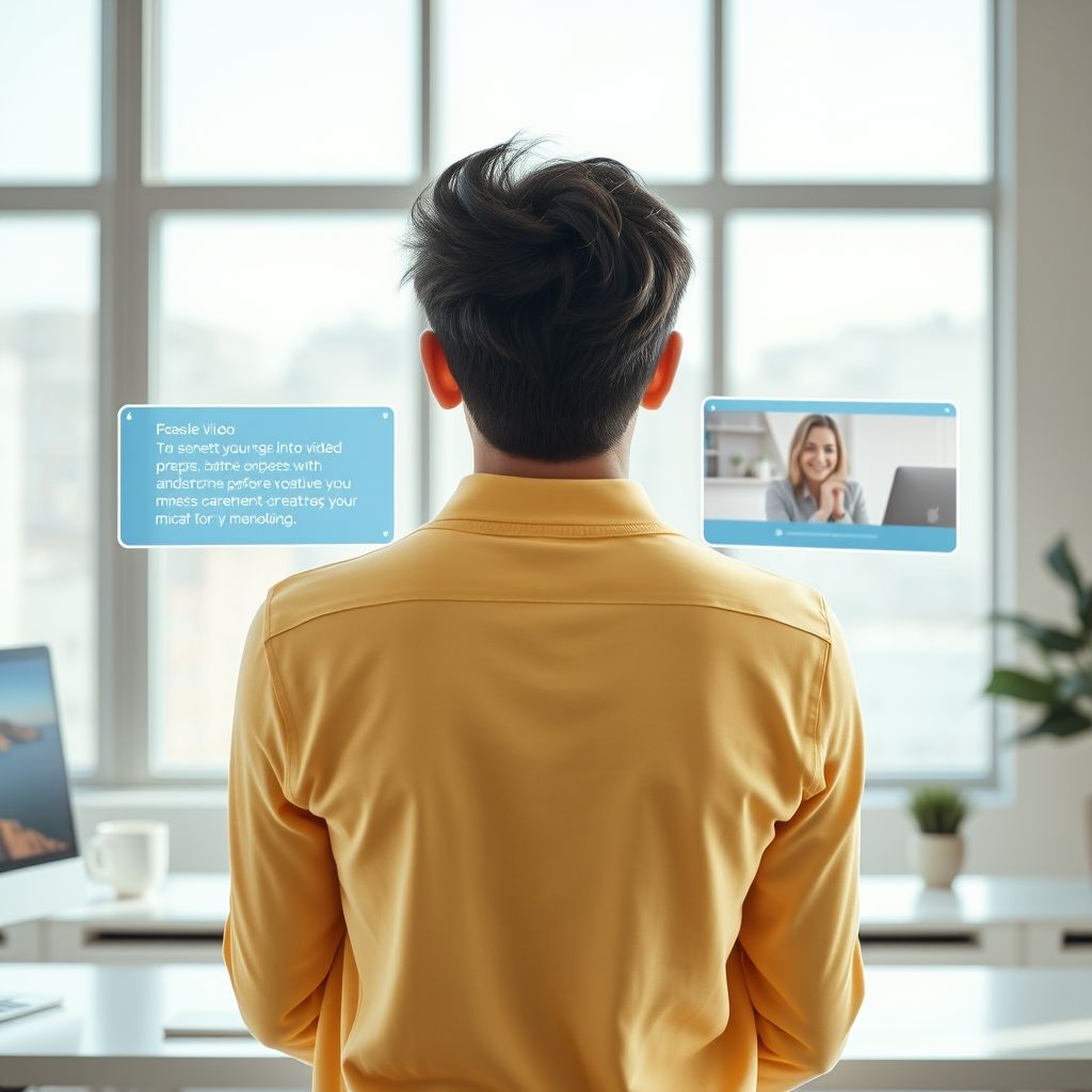 Happy person understanding script to video faceless ai tool proclip ai