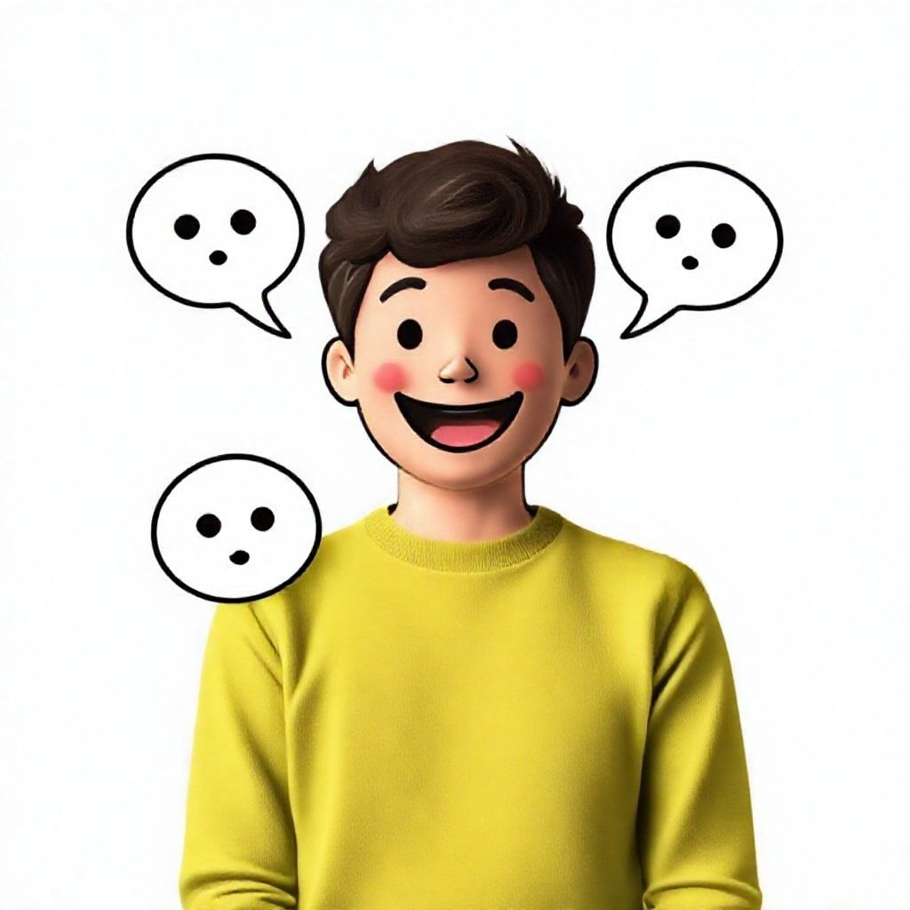 Happy person understanding speech cloning software for creators