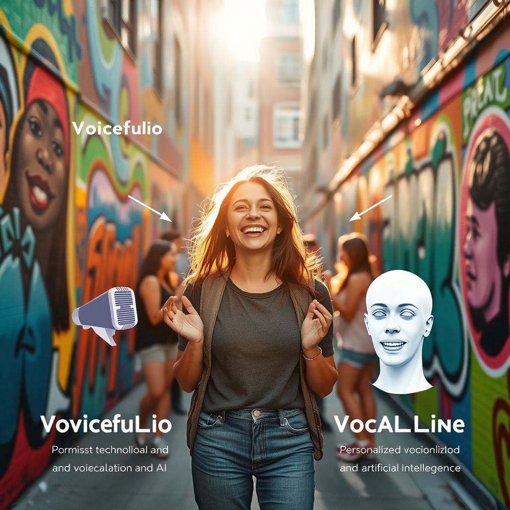 Happy person understanding Voiceful.io vs VocalClone AI customization