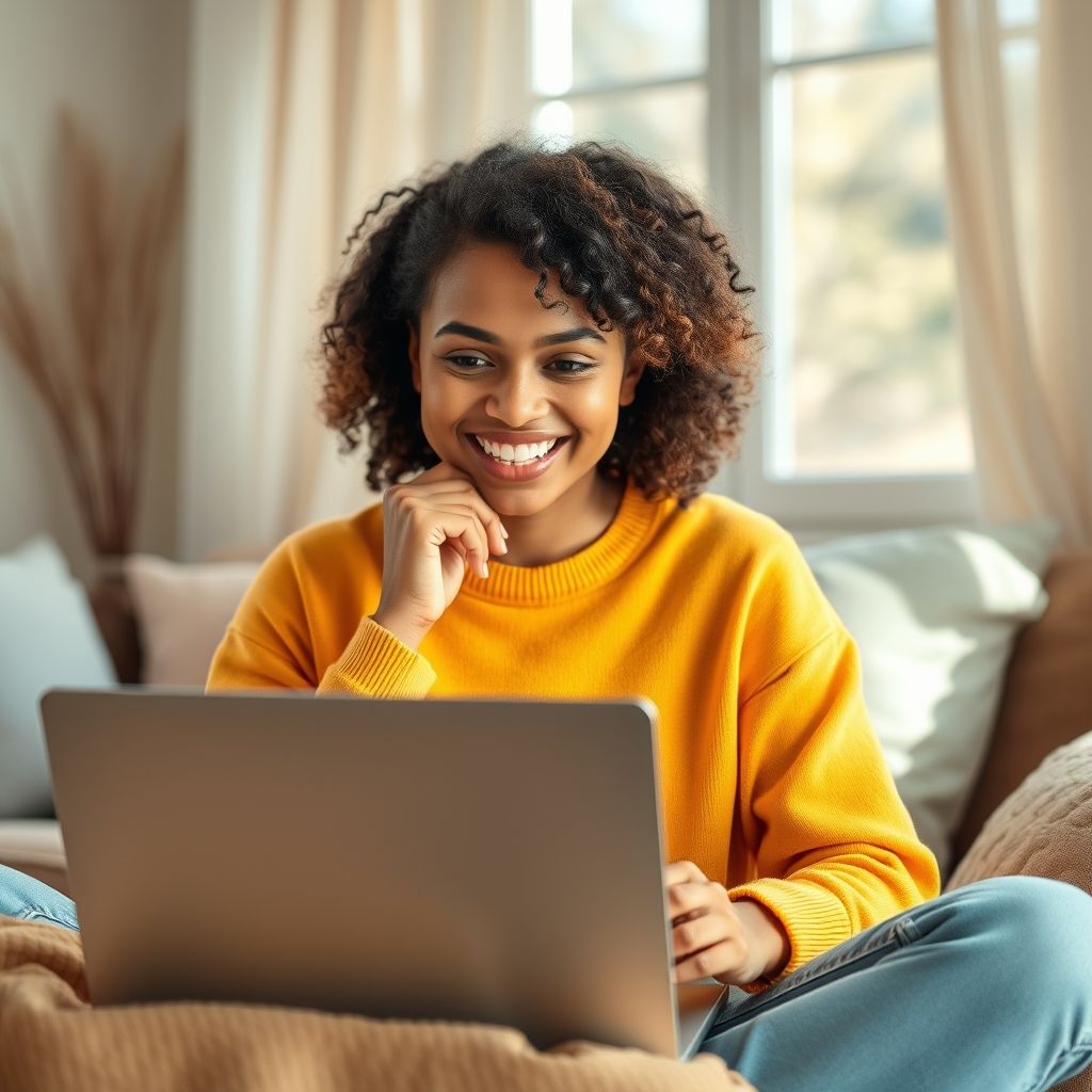 Happy person understanding What are text to video AI generators