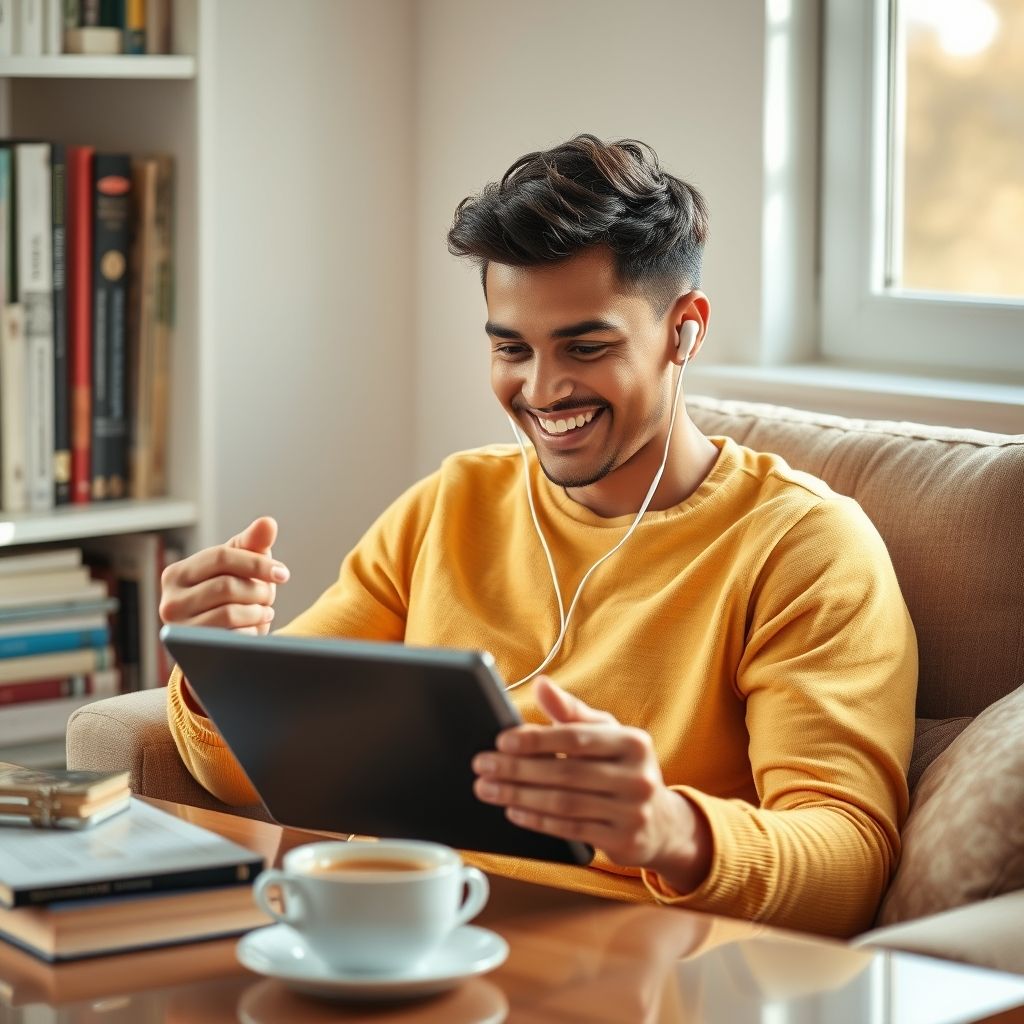 Happy person understanding what is the audible daily deal and how can i take advantage of it