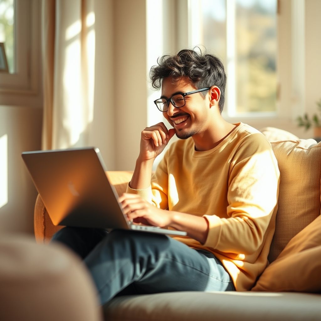 Happy person understanding What is the role of voiceovers in faceless videos