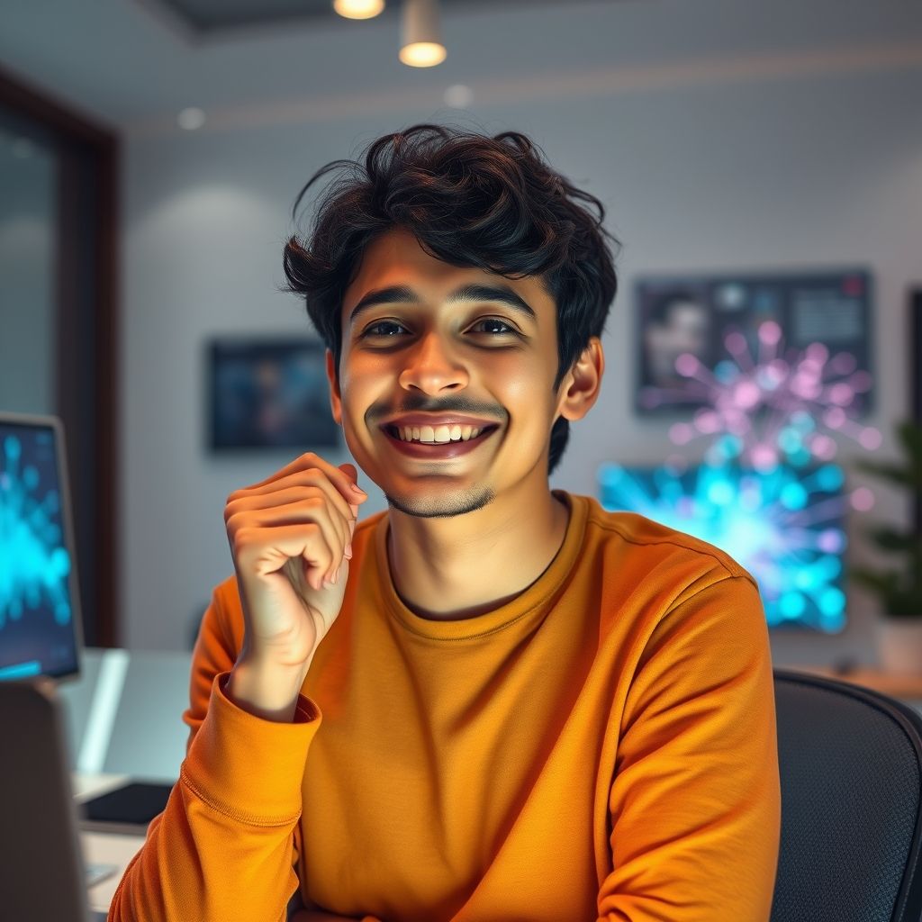 Happy person understanding Which voice clone tool uses deep learning