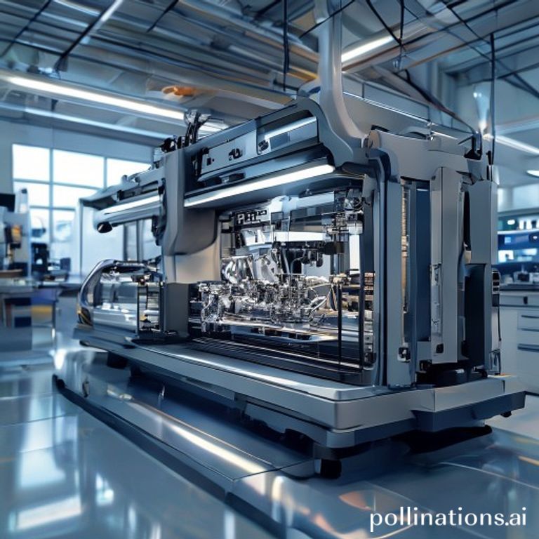 Moderner industrieller 3D-Drucker im Labor