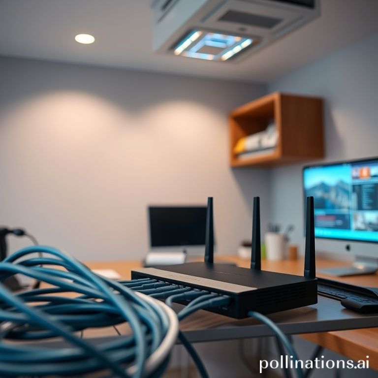 Setup jaringan kantor/rumah dan Wi-Fi