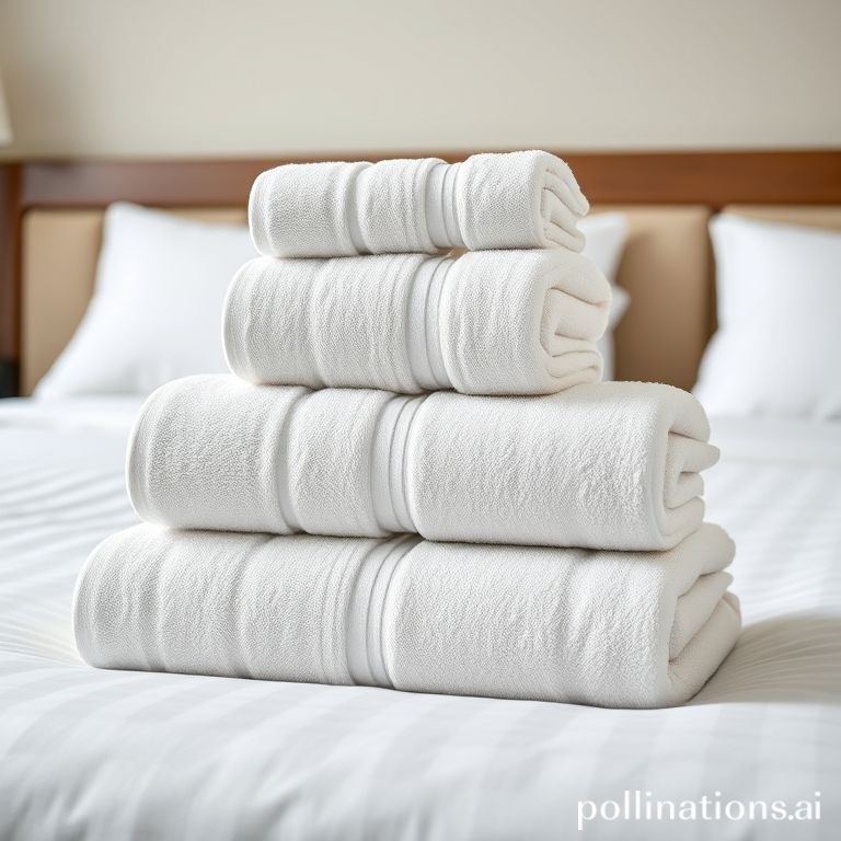 Set handuk hotel empat pcs