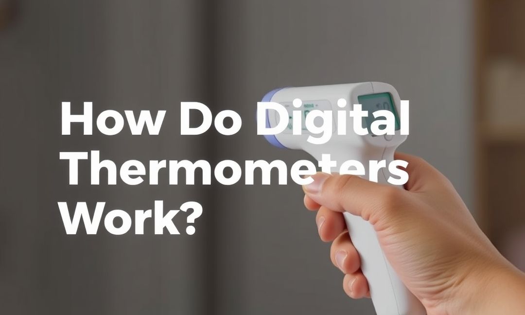 how do digital thermometers work