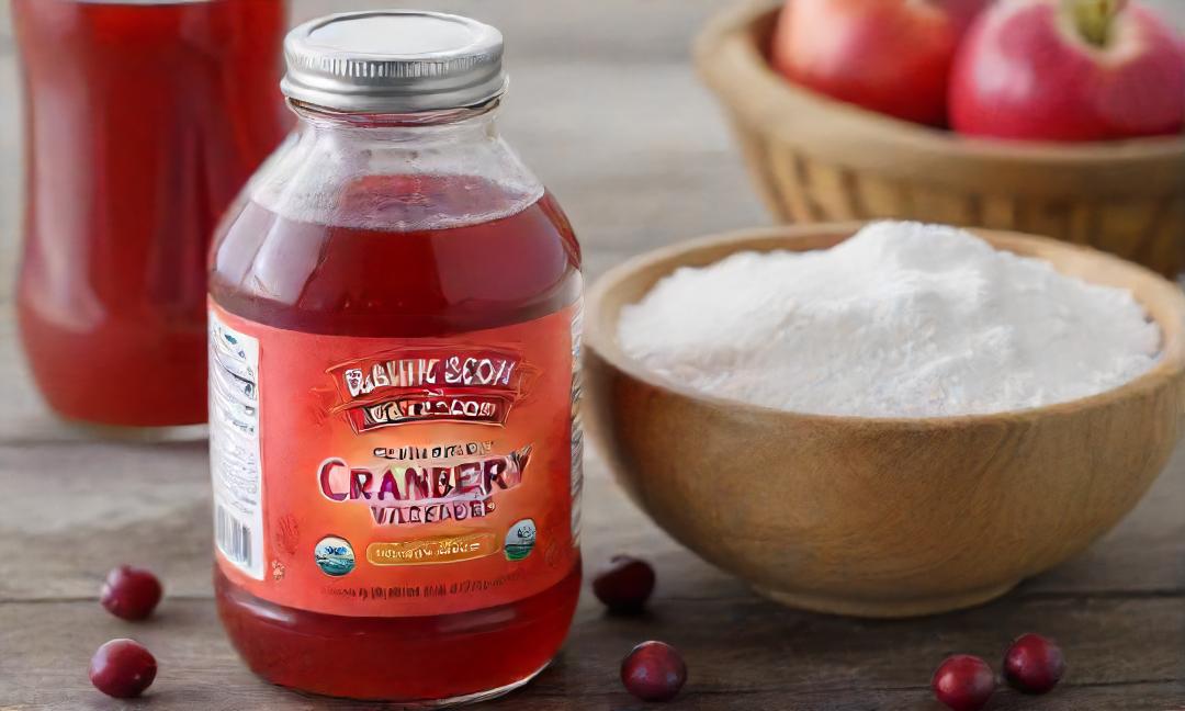 how much baking soda do you add to cranberry juice and apple cider vinegar