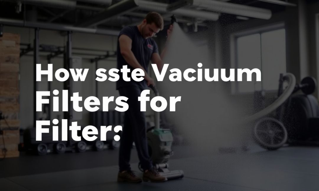 how to choose vacuum filters for gym dust