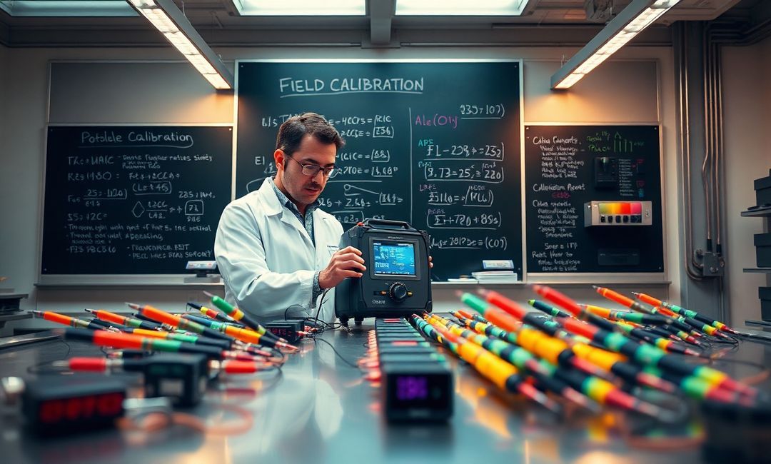 how to perform field calibration of temperature sensors