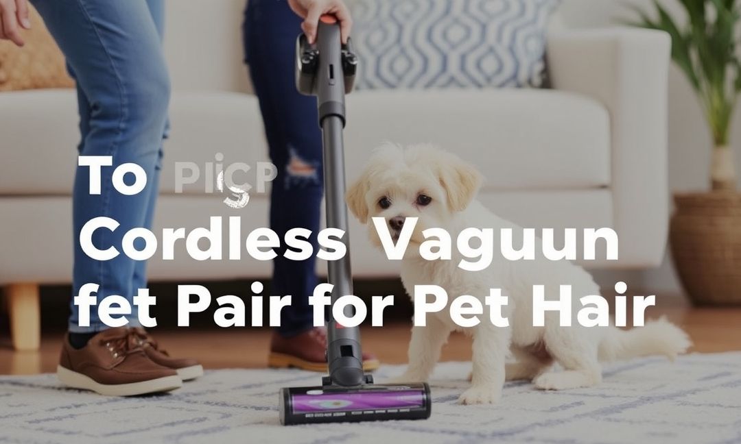 how to pick the right cordless vacuum for pet hair