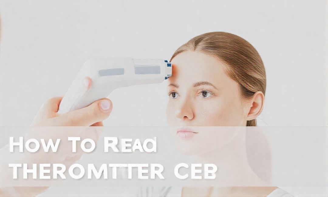 how to read a forehead thermometer correctly