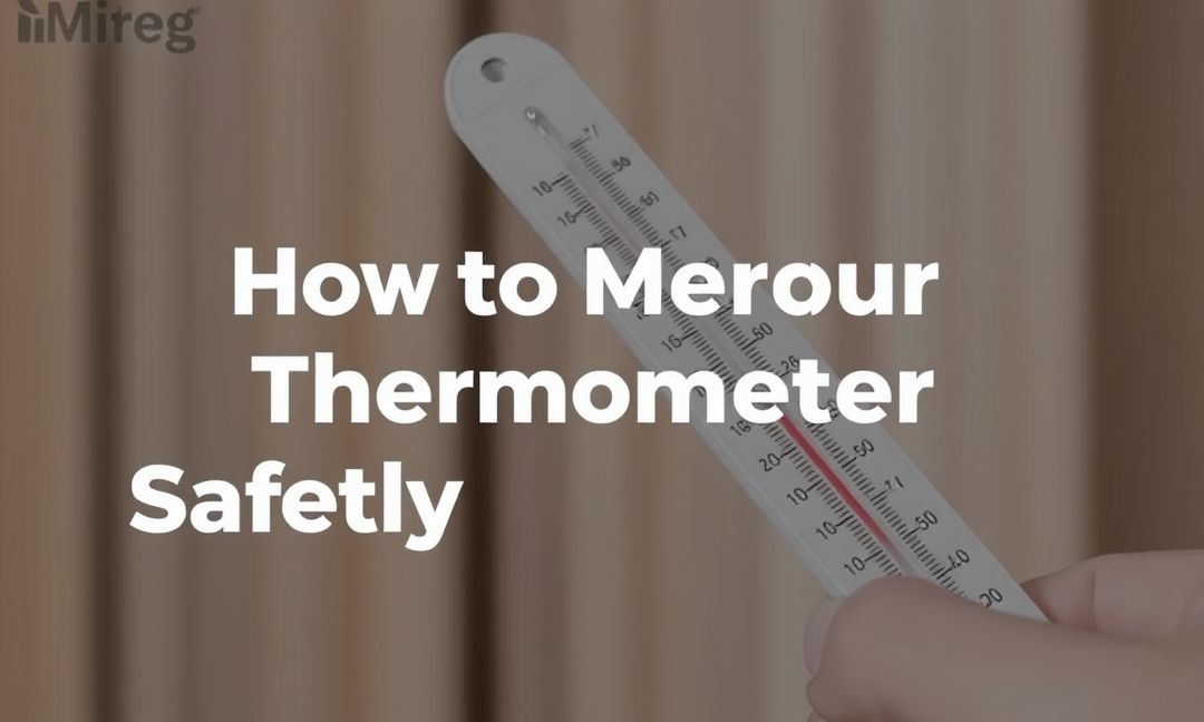 how to read a mercury thermometer safely